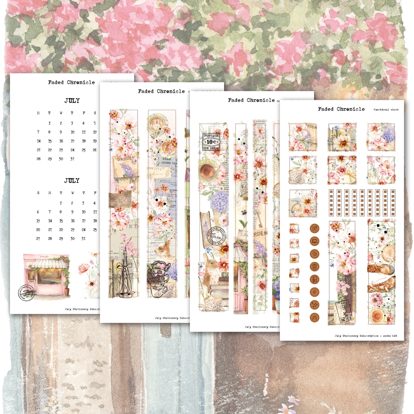 2025 July Stationery Kit Extra - Deluxe Kit