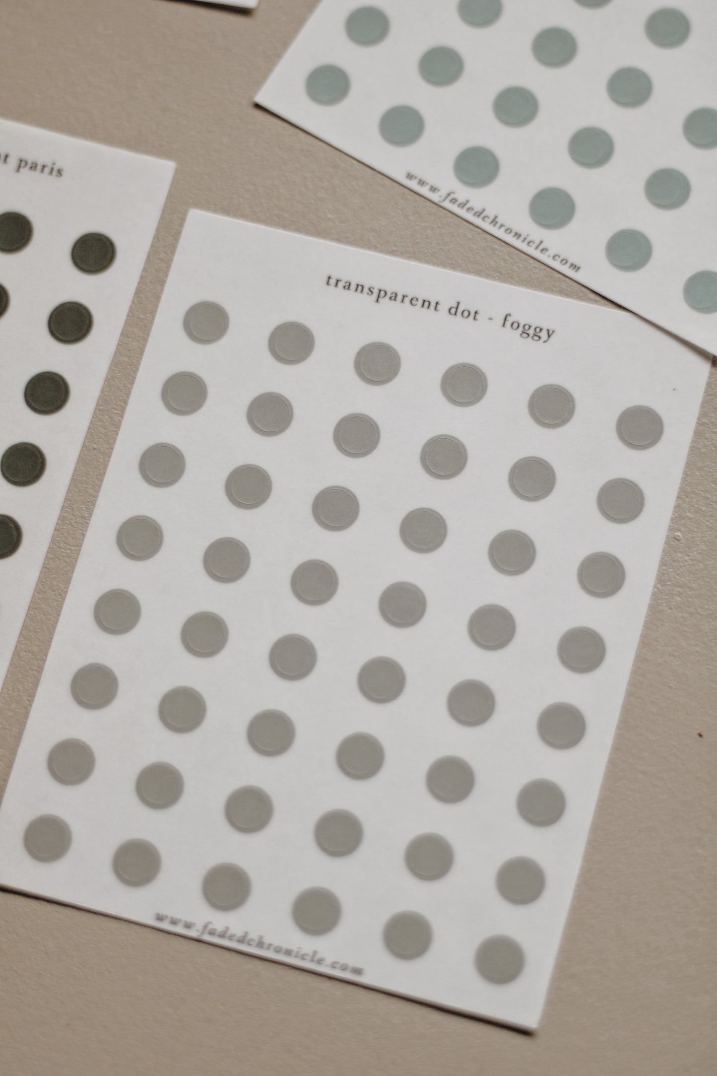 Transparent dot - foggy midnight