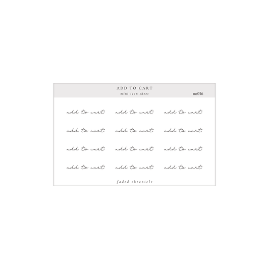 minimal scripts - add to cart