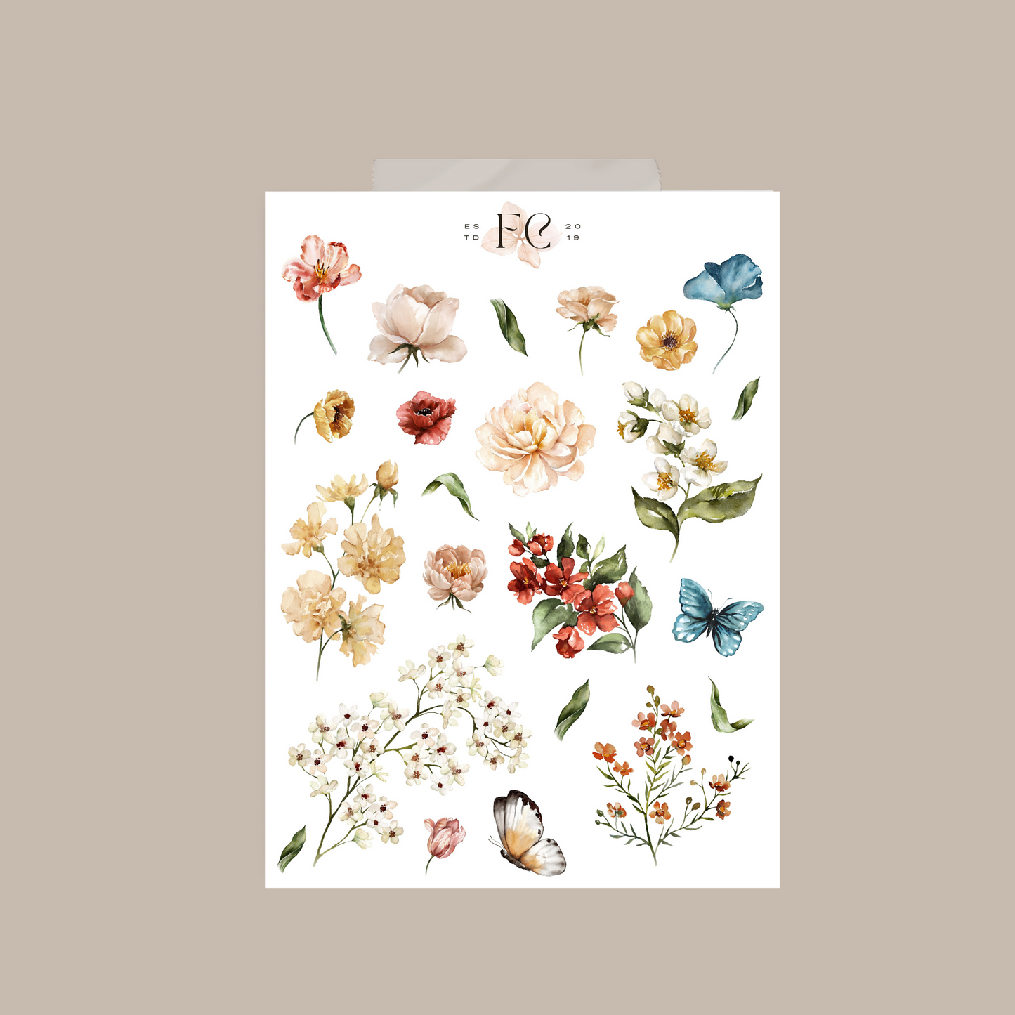 Spring Moments Deco sticker Printable