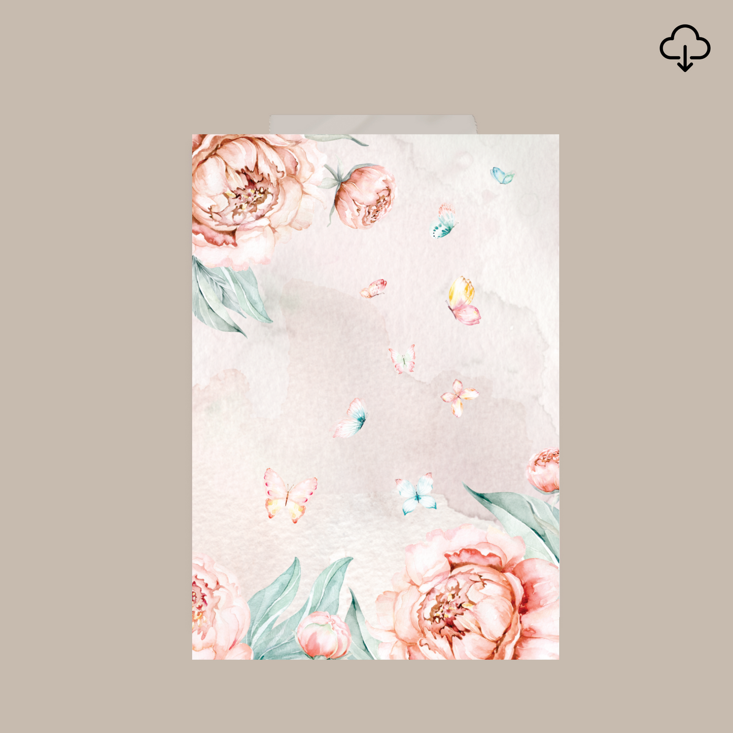 PEONIES AND BUTTERFLIES dashboard