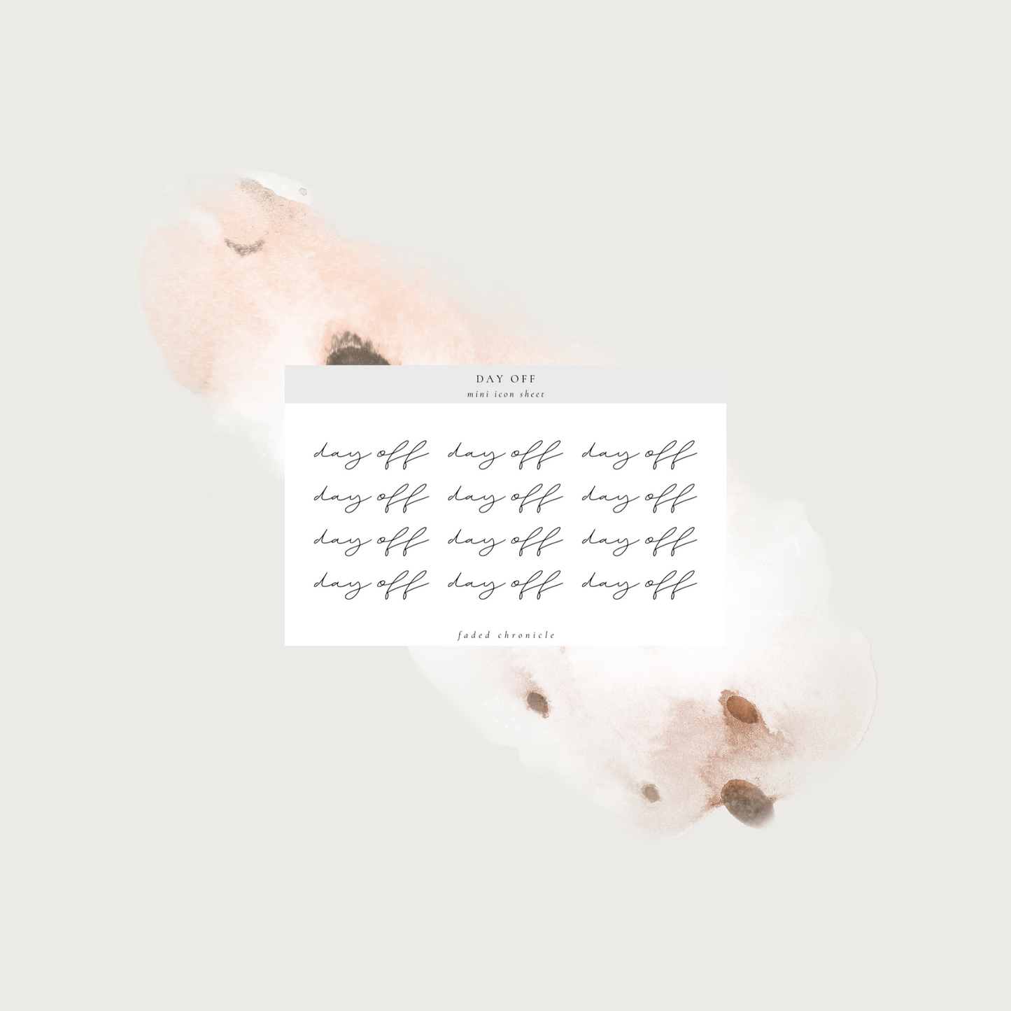 minimal scripts - day off