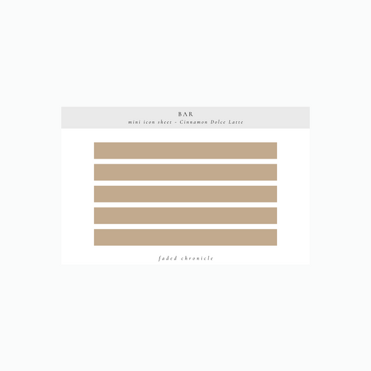 Functional bar - coffee shop (Cinnamon Dolce Latte)