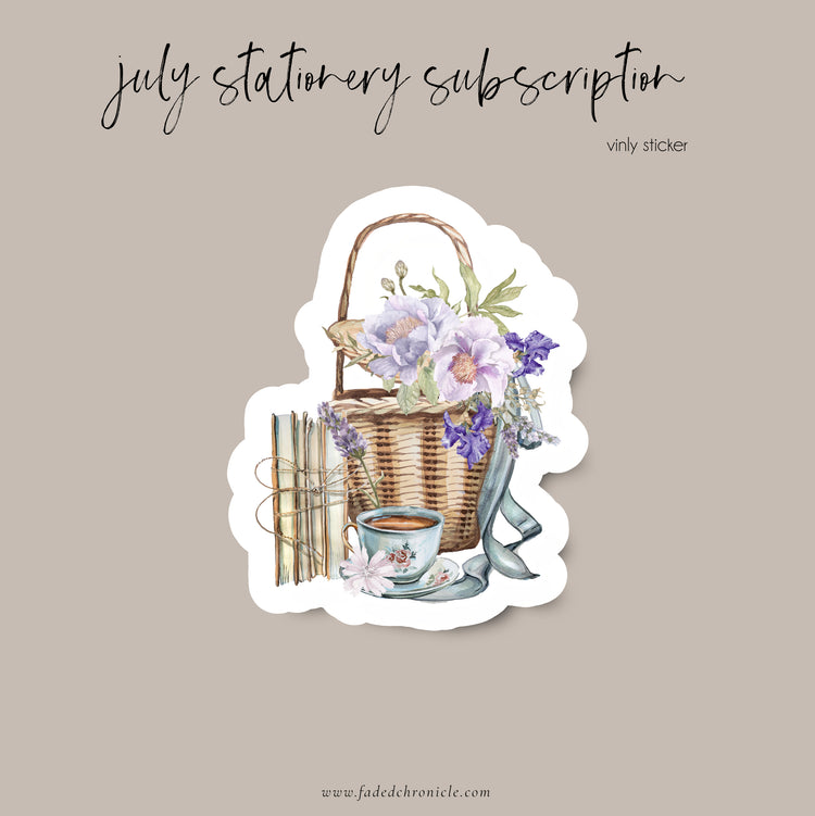 July Stationery Subscription Extras (Planner Kits)