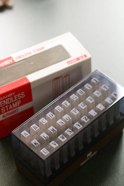 Sanby Endless Alphabet Stamp Set (4 sizes)