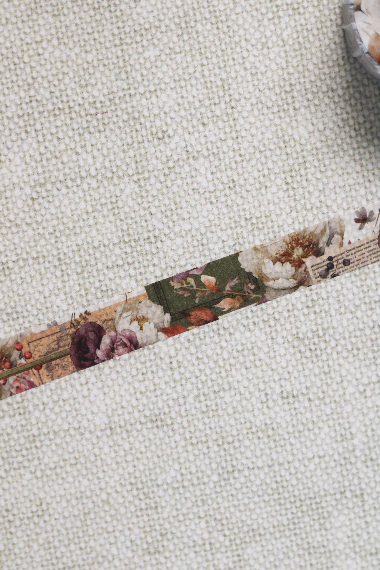 PMC X FC washi tape vintage flowers with frames pattern 15mm