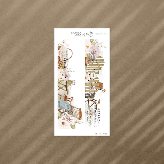 Our Favourite Things - Bottom Bar (Gold Foil)
