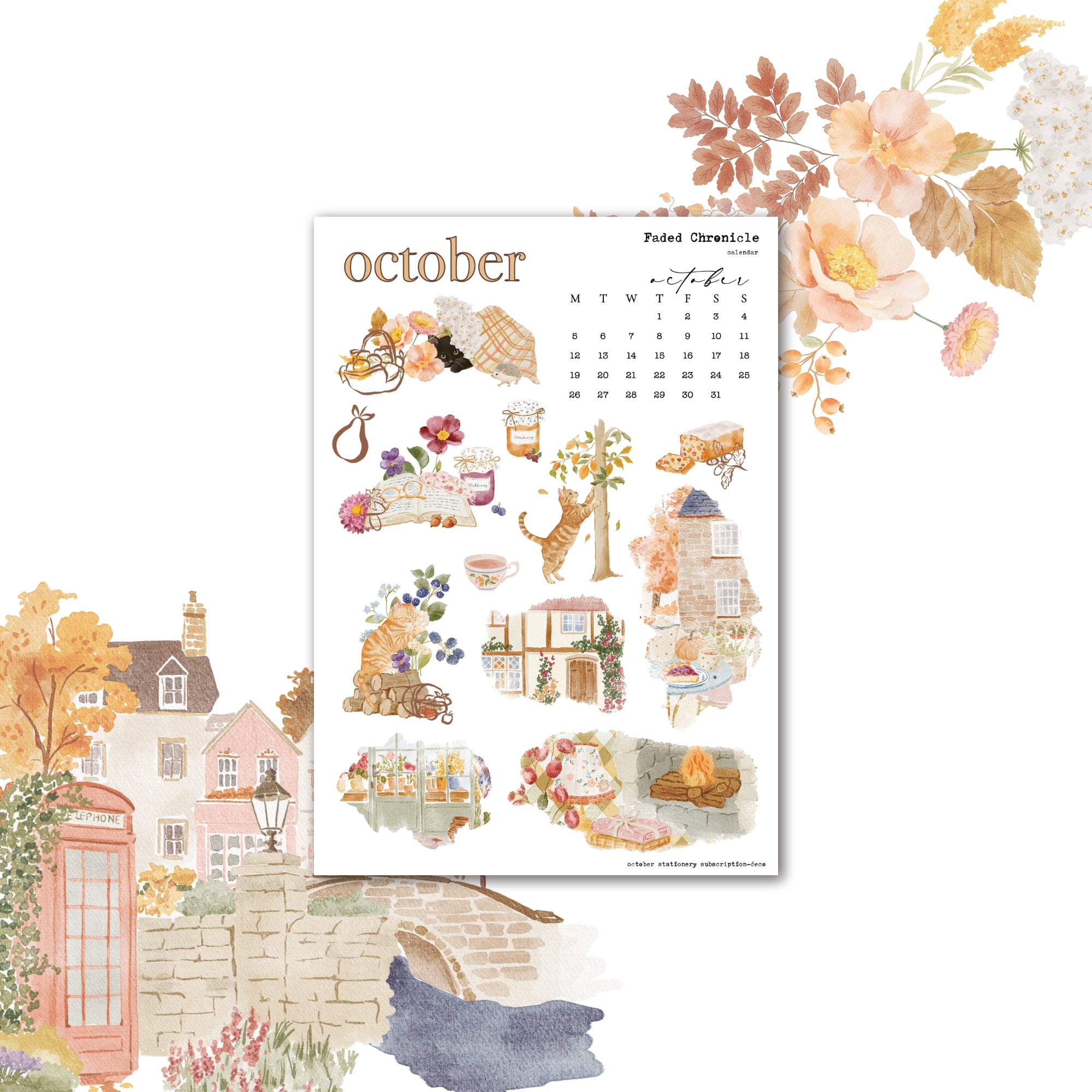 2026 October Kit Extra - Calendar
