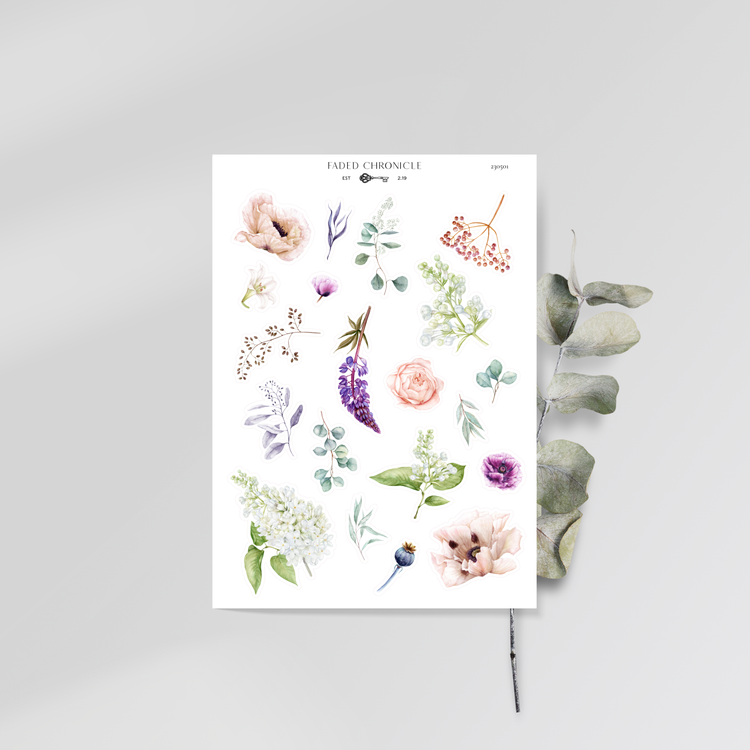 The Sound Of A Summer Garden - Small Icon Deco Sheet