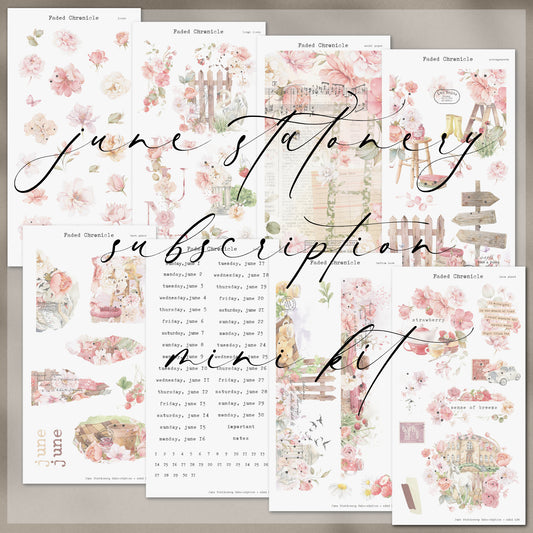 2025 June Stationery Kit Extra - Delux Kit