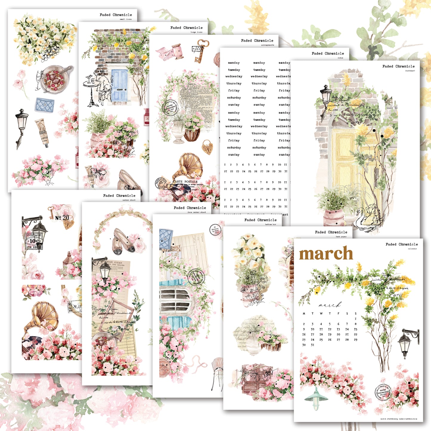 2026 March Stationery Kit Extra - Mini Kit