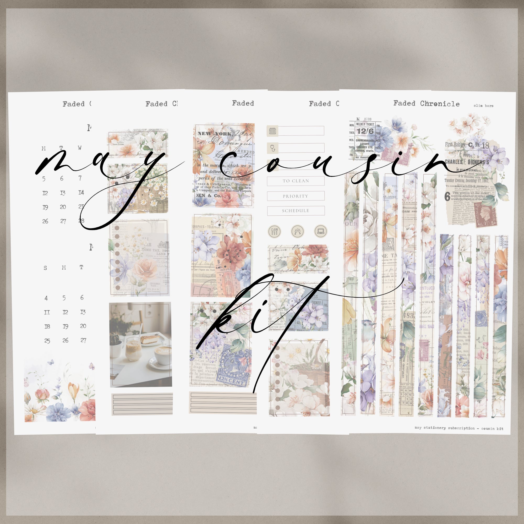 May Stationery Kit Extra - Hobo Cousin Kit