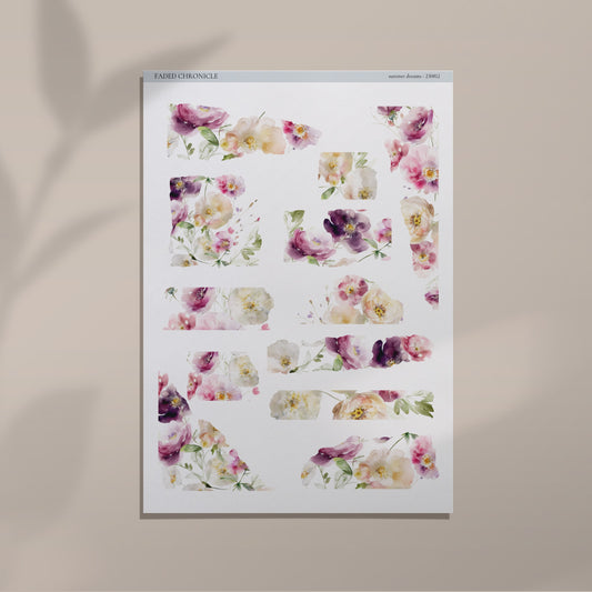 Sweet Dreams - Torn Paper (Purple Flower)