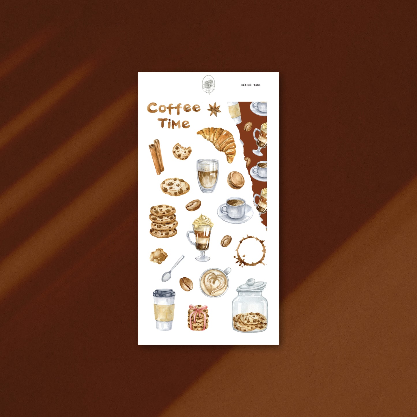 Winter Coffee Deco Sheet