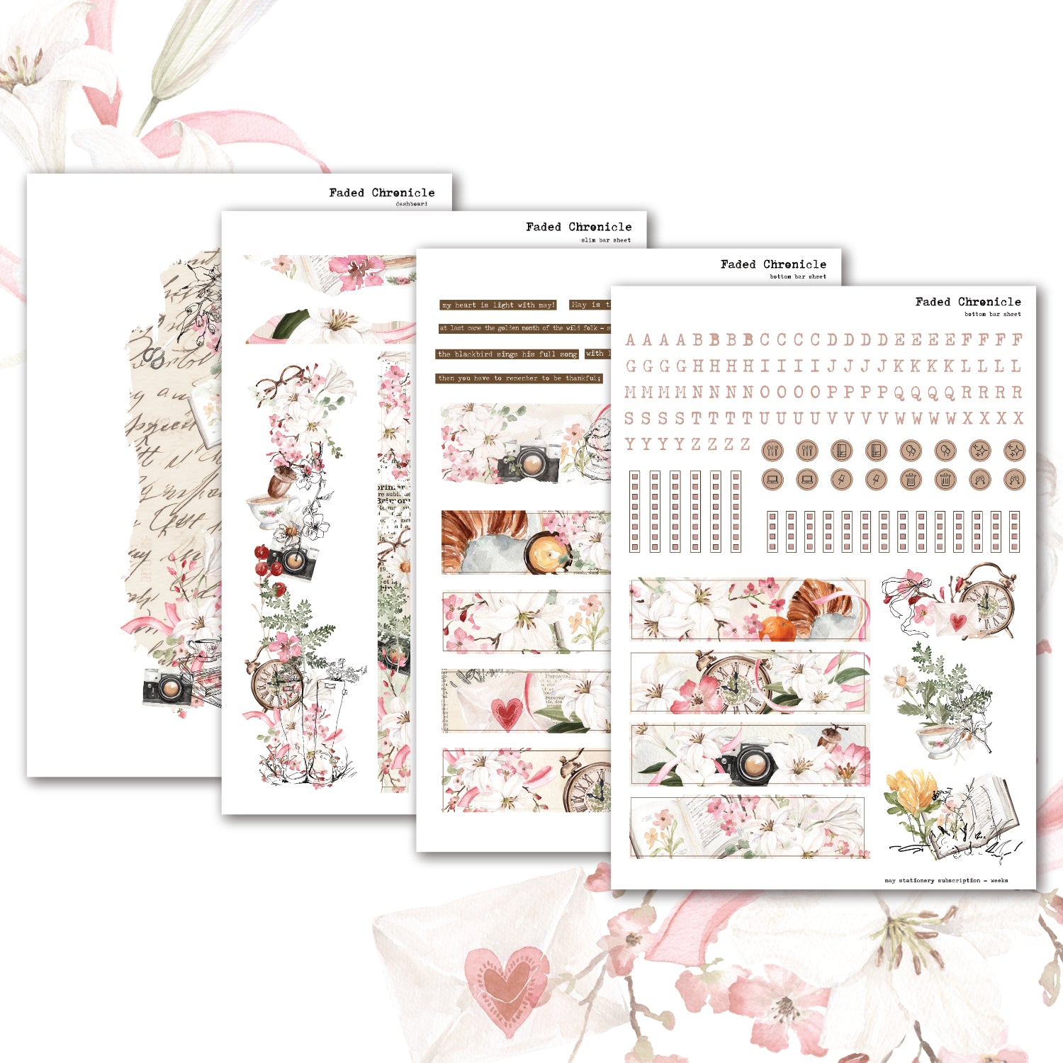 2026 May Stationery Kit Extra - Planner Stickers