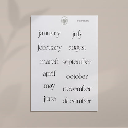 Simple Monthlies