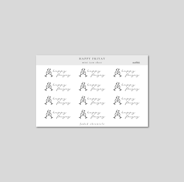 minimal scripts - HAPPY FRIYAY