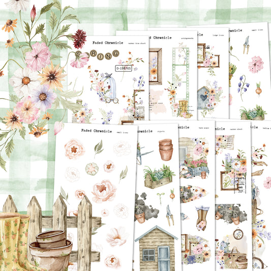 Flowers Bloom In A Spring Garden Bundle