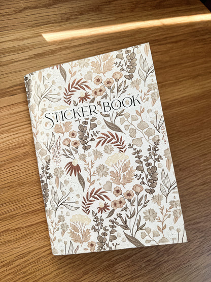 Fall Boho A6 sticker releasing book