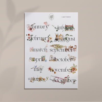 Decorative Monthlies