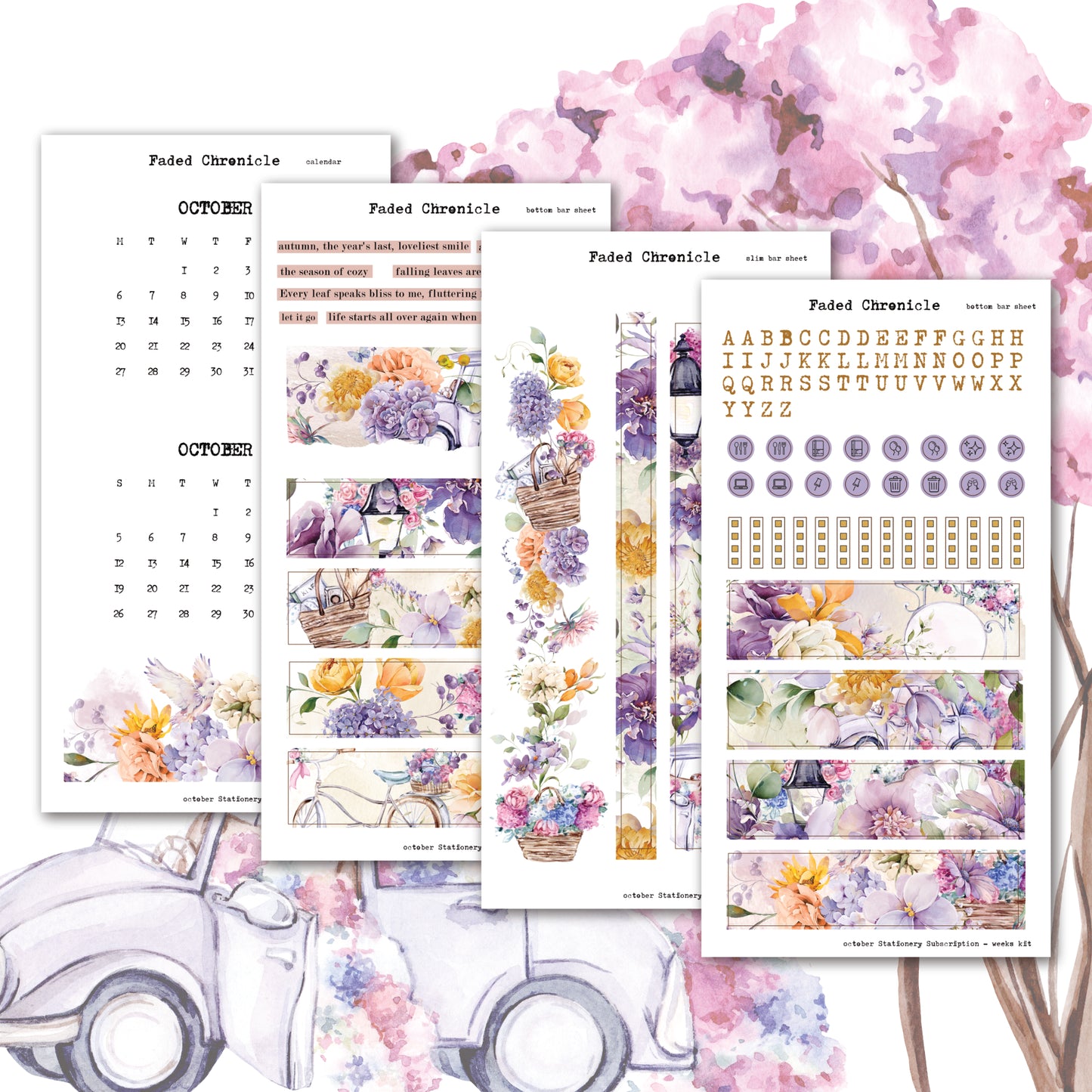 2025 October Stationery Kit Extra - Deluxe Kit