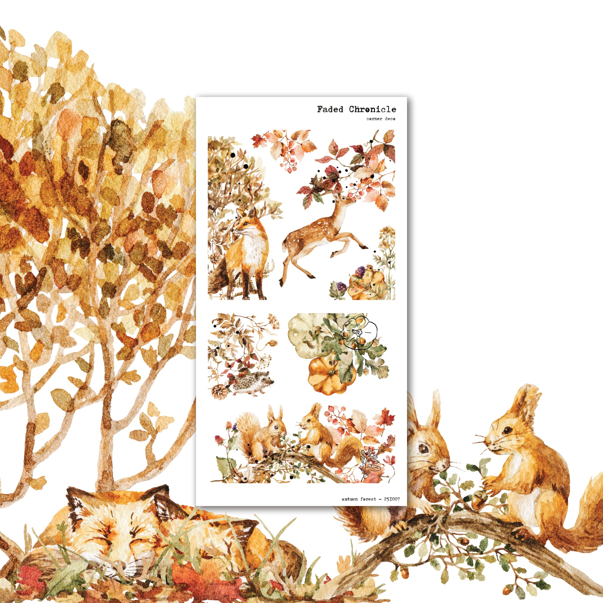 Autumn Forest - Corner Sheet