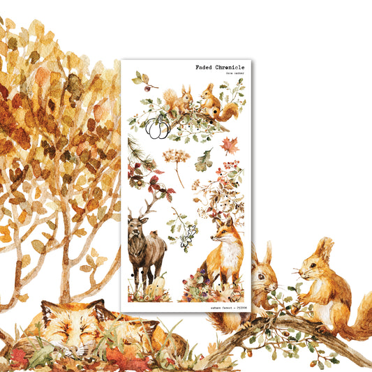 Autumn Forest - Corner Deco sheet