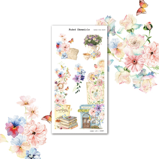 Summer Cafe - Corner Deco Sheet