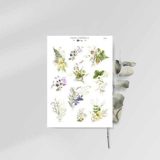 The Sound Of A Summer Garden - Large Icon Deco Sheet
