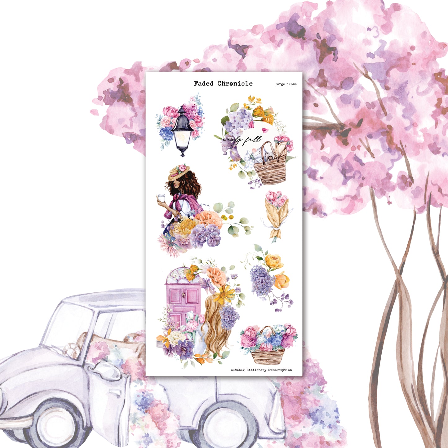 2025 October Stationery Kit Extra - Large Icons