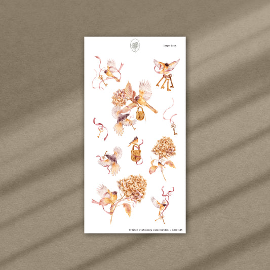 October Stationery Kit Extra - Large Icons