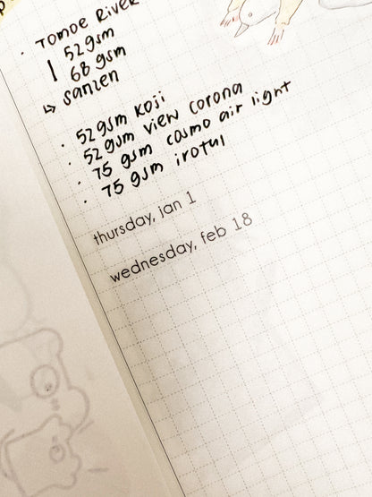 2026 Dates Sticker Individual Sheet