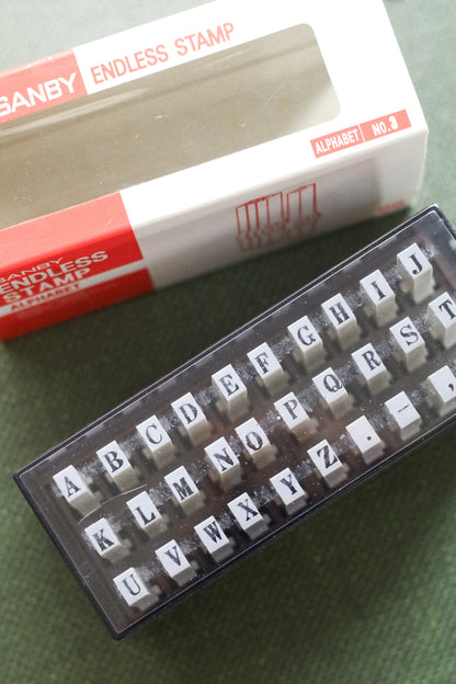Sanby Endless Alphabet Stamp Set (4 sizes)