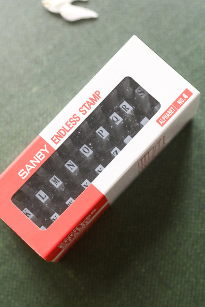 Sanby Endless Alphabet Stamp Set (4 sizes)