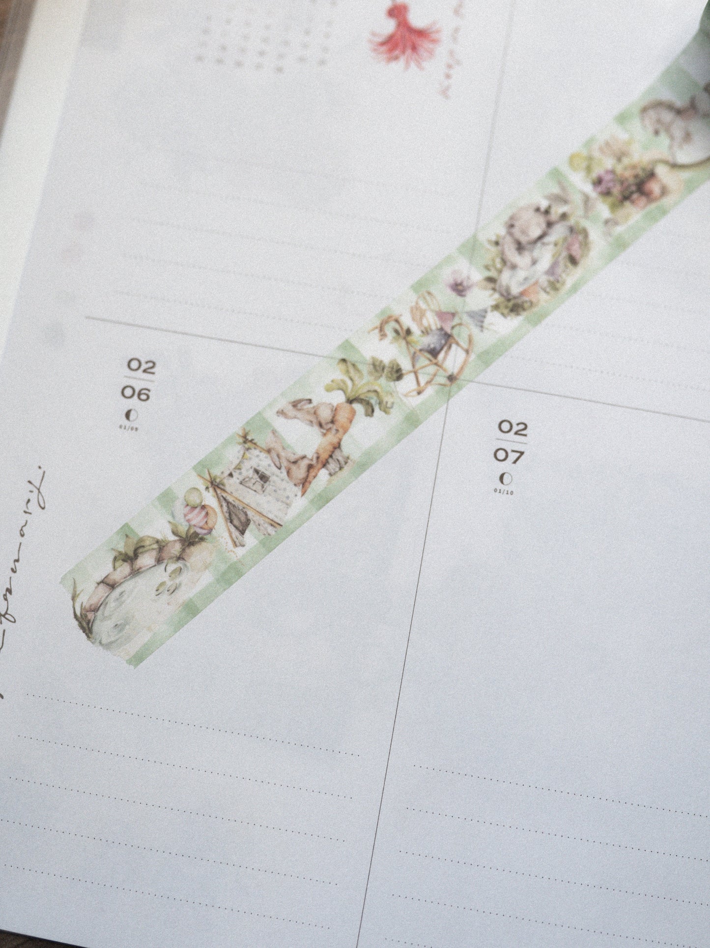 Woodland Animal washi tape 20mm