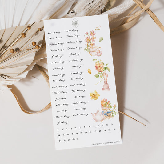 May Stationery Kit Extra - Dates