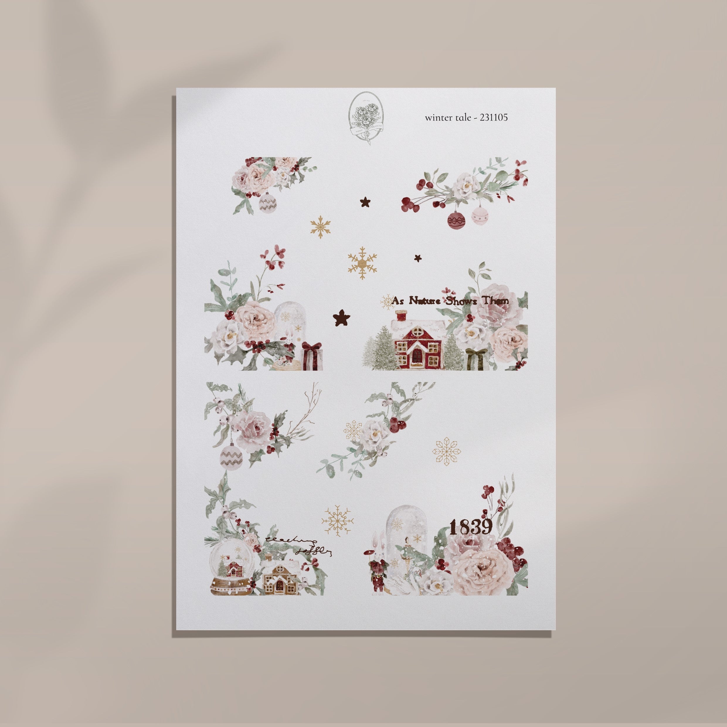 Winter Tale - Corner Sheet