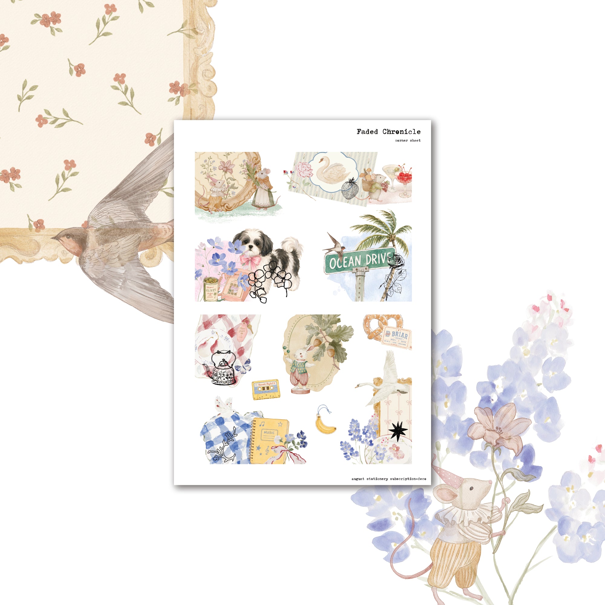 2026 August Kit Extra - Deco Corner Sheet
