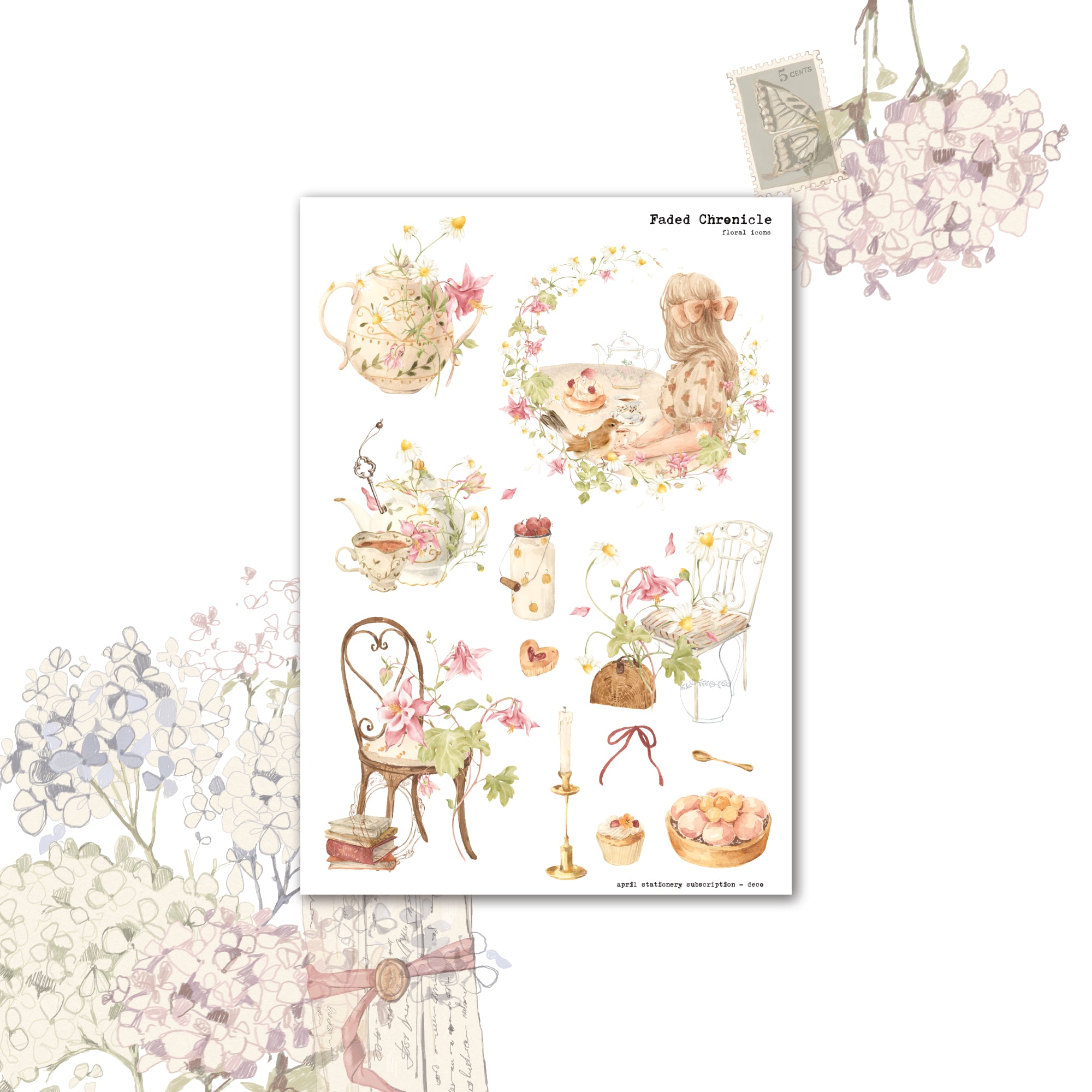 2026 April Kit Extra - Floral Icons