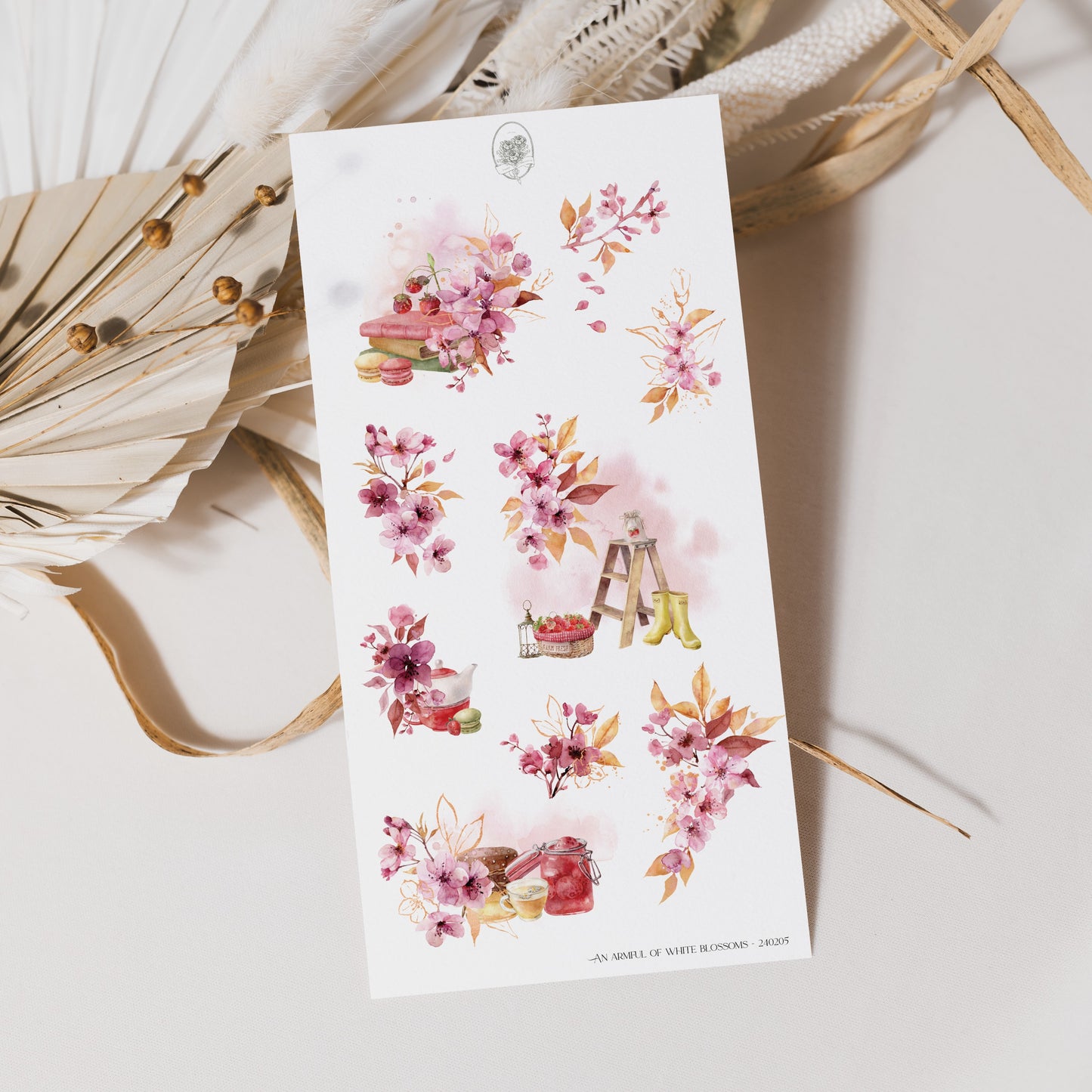 An Armful Of White Blossoms - Large Sakura Arrangements