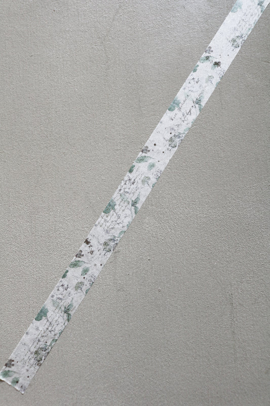 faded garden washi tape 15mm