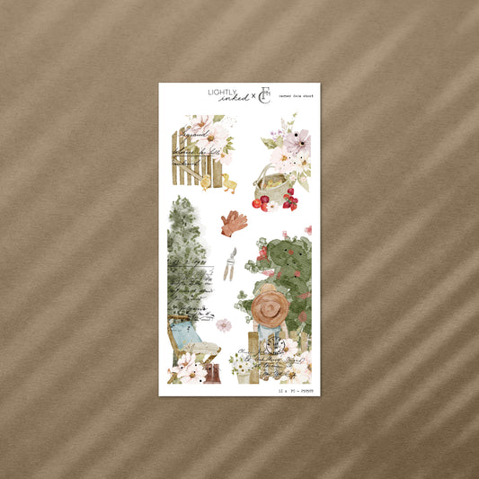 Our Favourite Things - Corner Deco Sheet (Gold Foil)