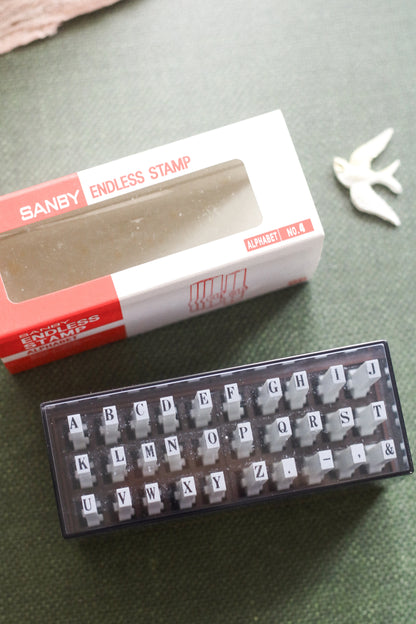 Sanby Endless Alphabet Stamp Set (4 sizes)