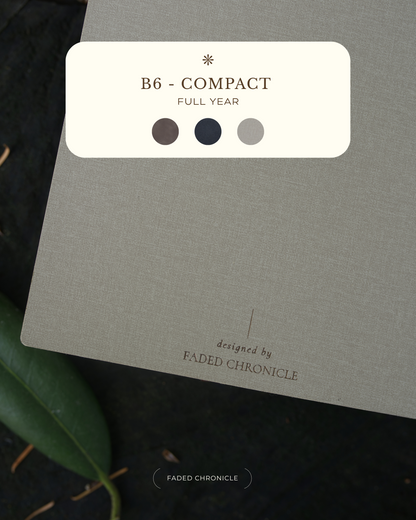 PRE-ORDER | 2026 B6 COMPACT | ALL THREE COLOURS