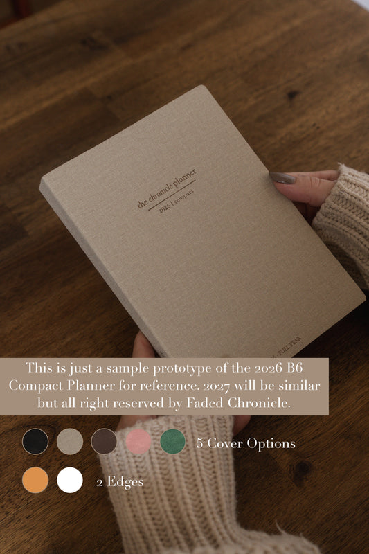 (PREORDER) The 2027 Chronicle Planner - B6 COMPACT