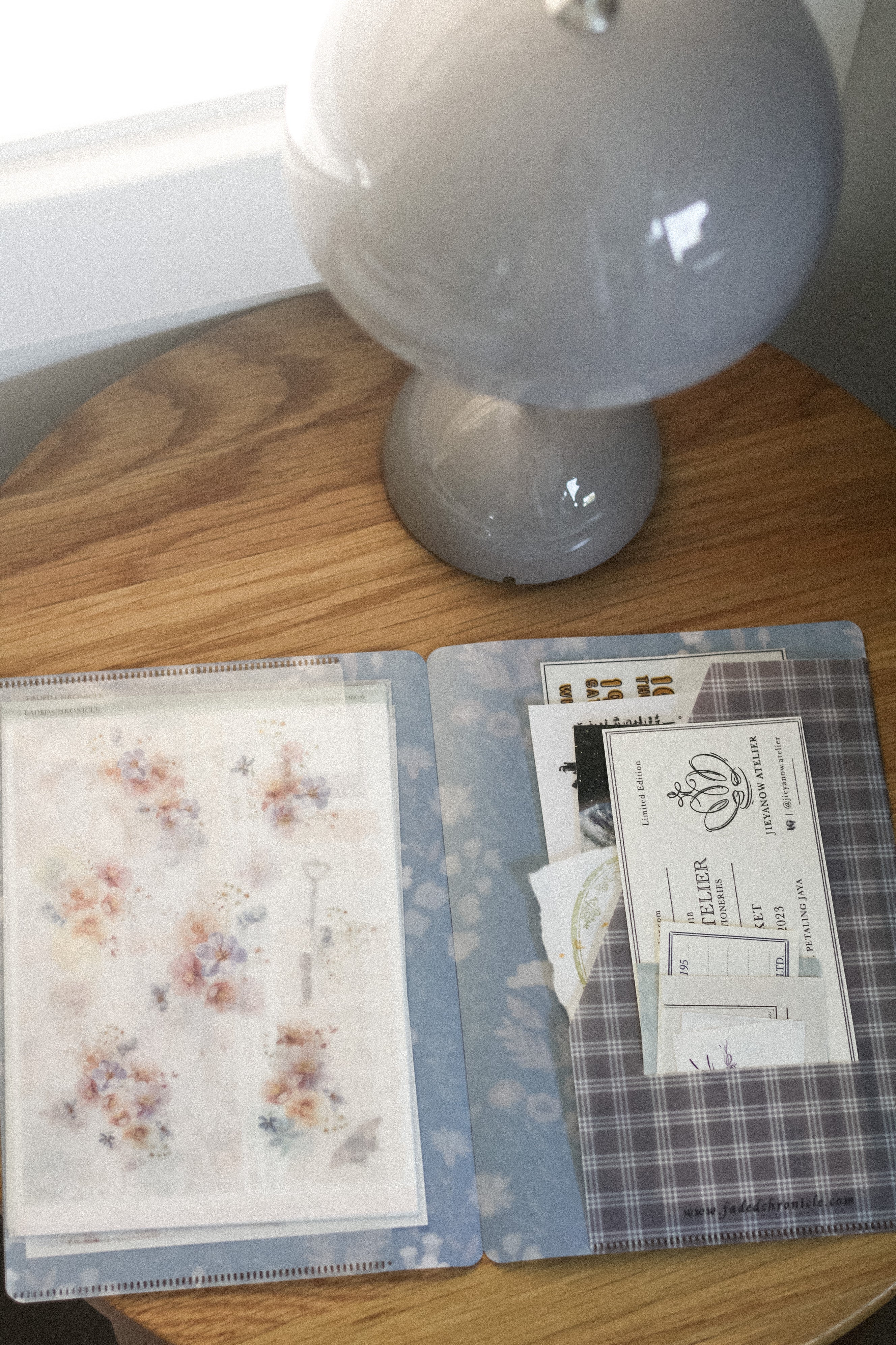 A5 Fall Bohemian Garden File Folder