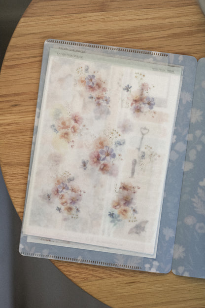 A5 Fall Bohemian Garden File Folder
