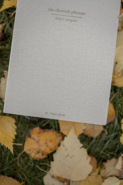 2026 Chronicle Planner - B6 COMPACT