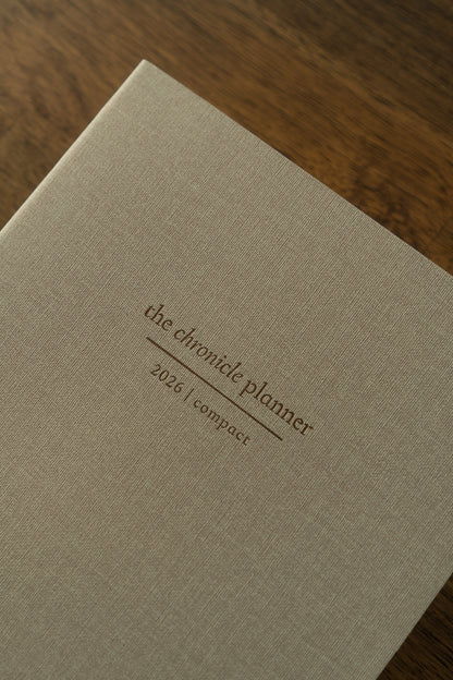 2026 Chronicle Planner - B6 COMPACT