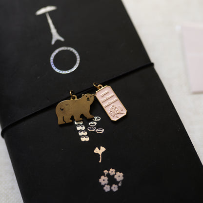 Words of the day enamel planner tag